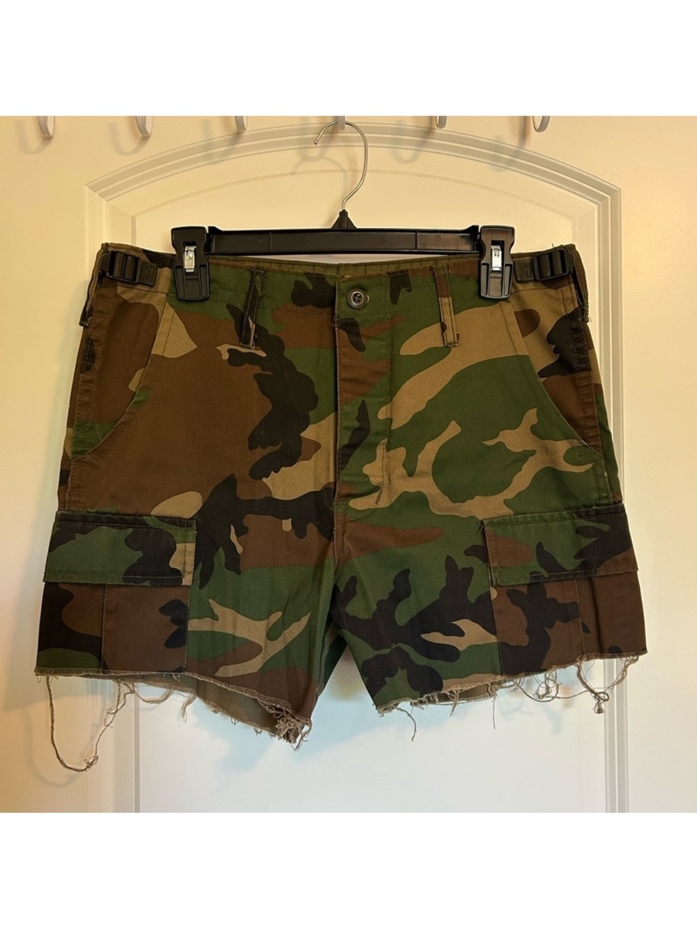 Women’s Vintage Official Military Camo Shorts